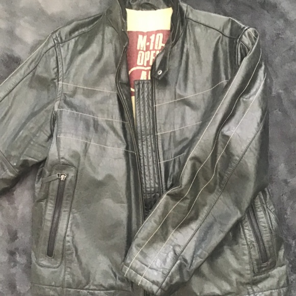 Artikel  Mens Leather Jacket - Picture 3 of 8